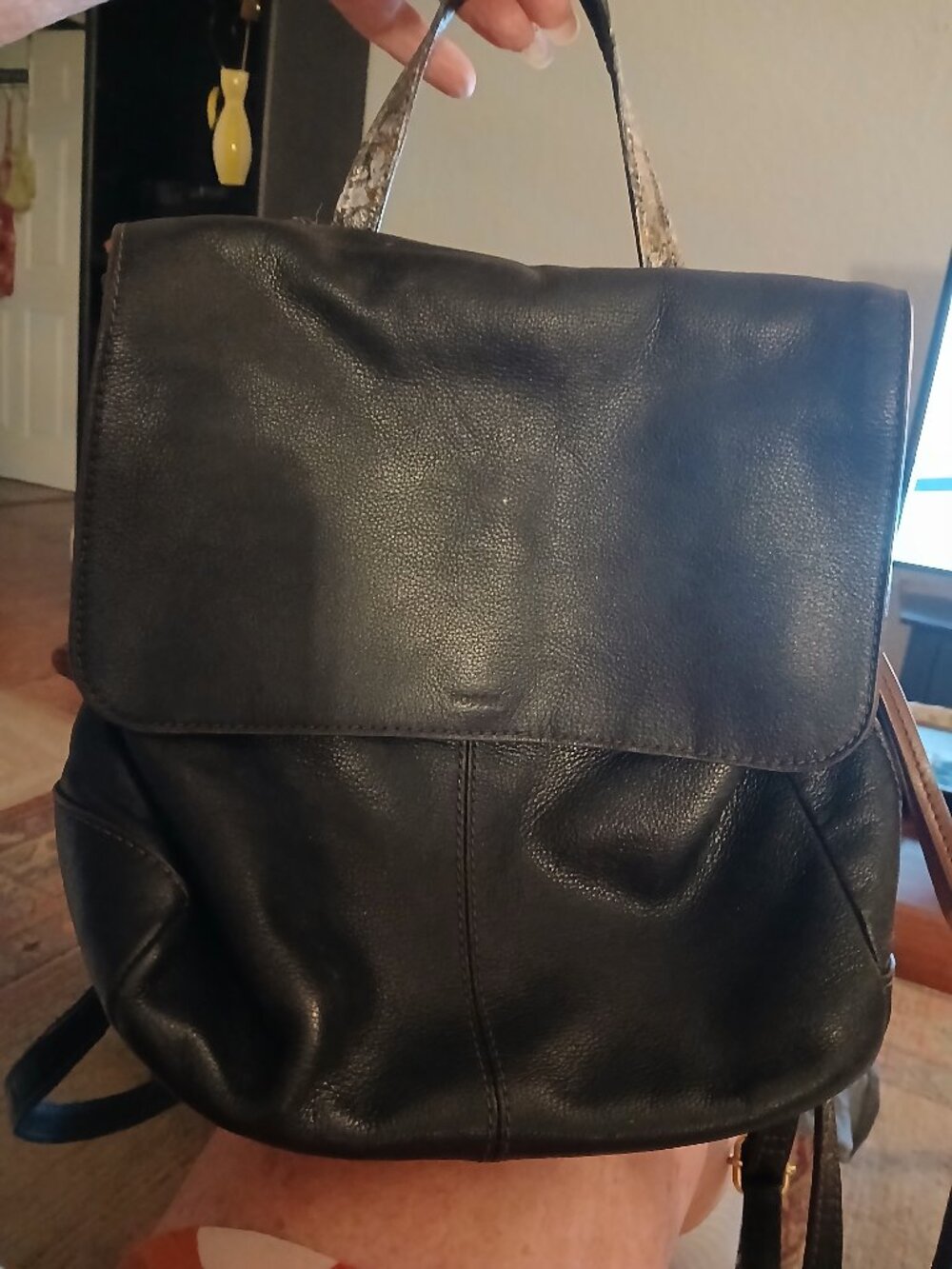 Fossil Leather Backpack🖤